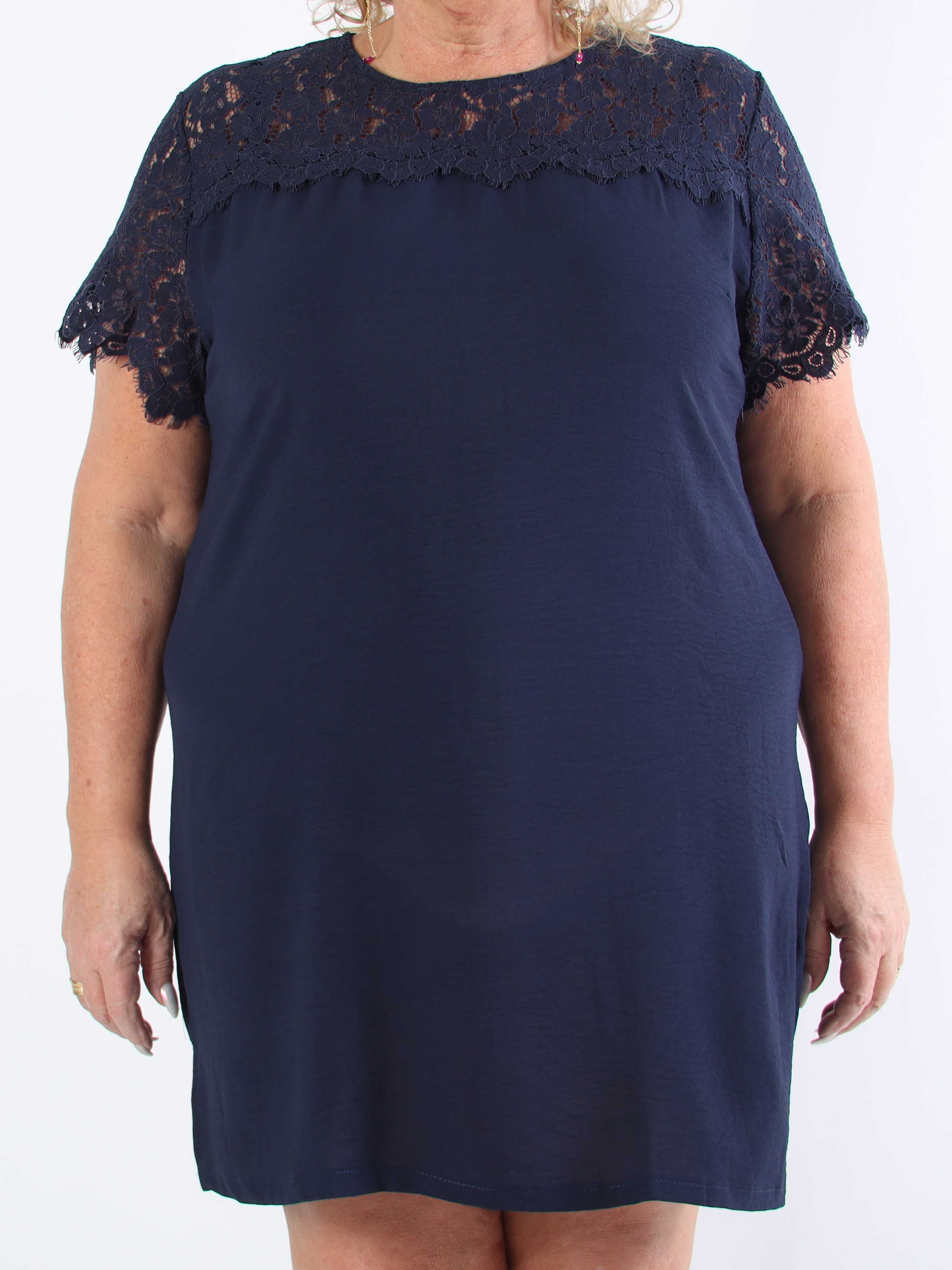 Tatjana - Söt tunikaklänning med spetstopp